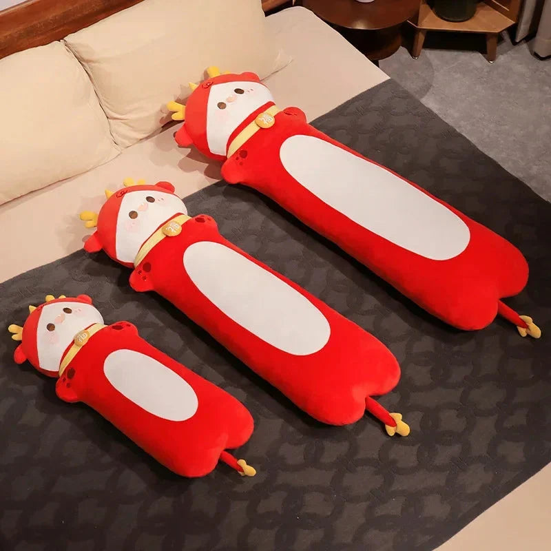 Adorable Long Plush Dragon Cuddle Buddies