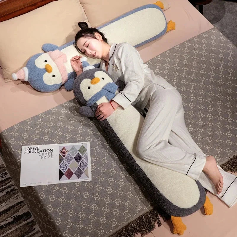 Long Snuggly Fluffy Penguin Plushies