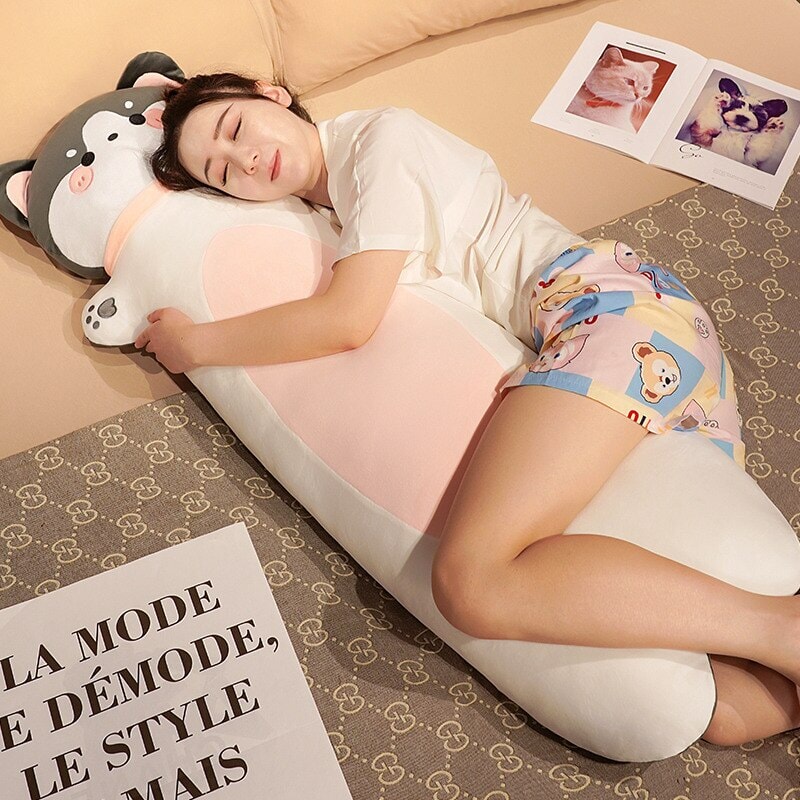 Cuddly Long Plush Friends: Monkey, Dog, Deer, Bunny, and Cat Companions