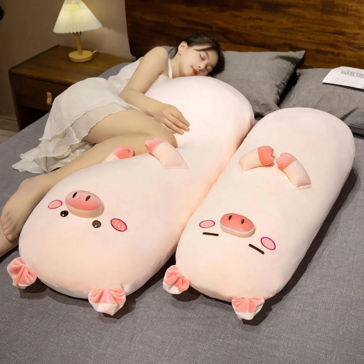 Long Snuggly Pig Plushies