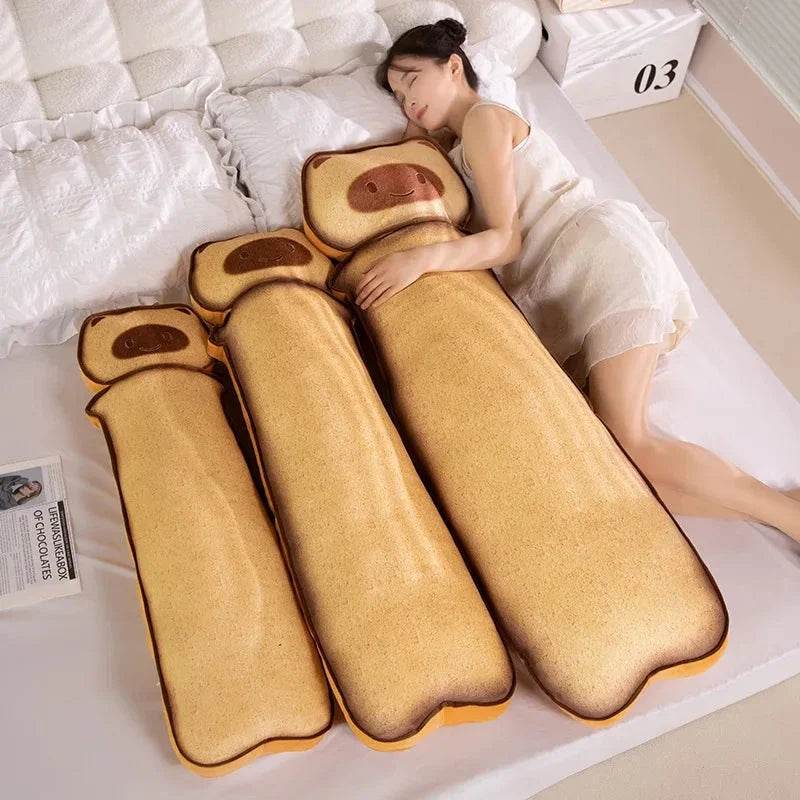 Long Snuggly Toasted Cat Plushies