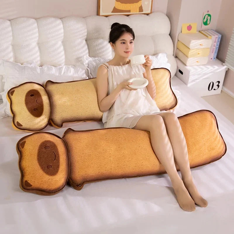 Long Snuggly Toasted Cat Plushies