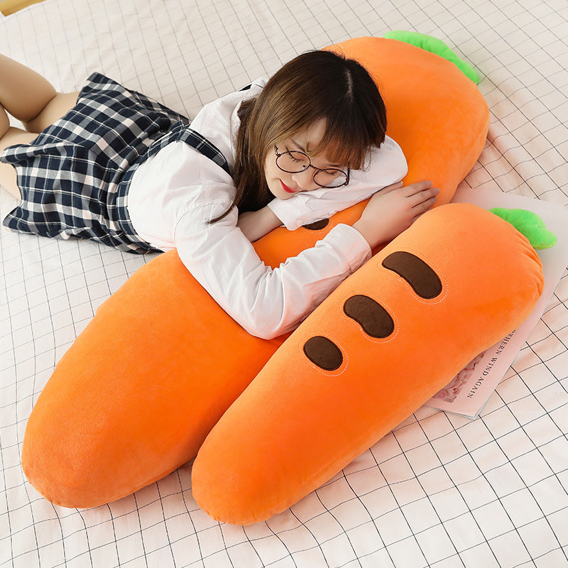 Cozy and Cuddly Long Plush Vegetable and Fruit Collection