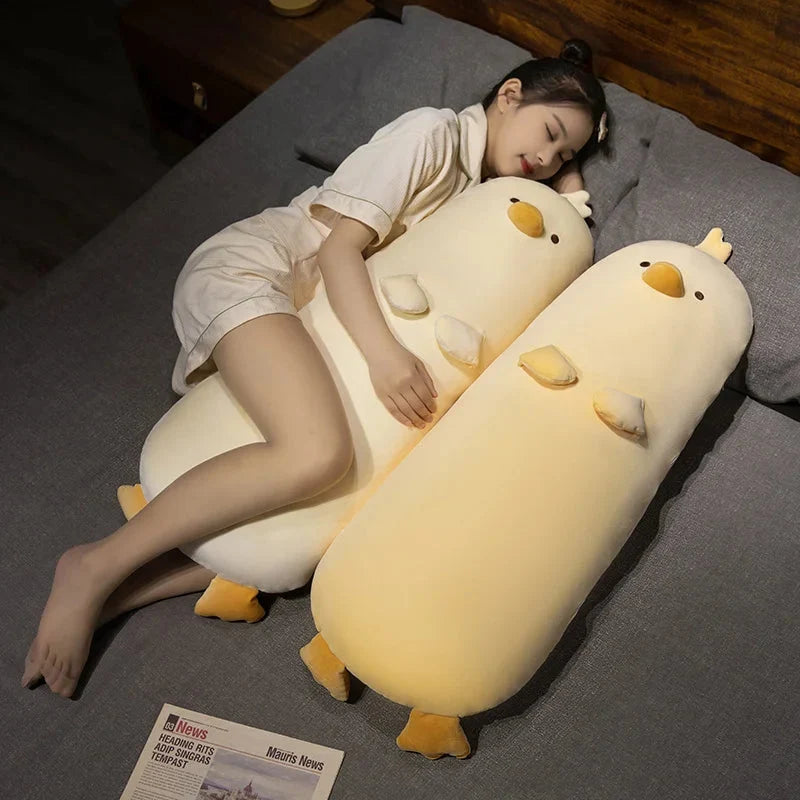 Long Snuggly Yellow Duck Plushie