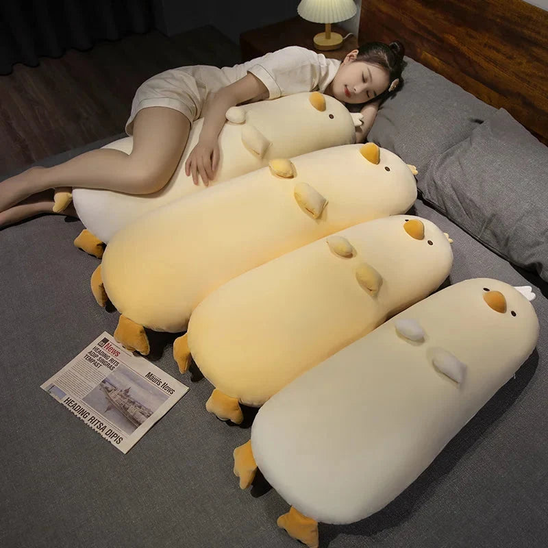 Long Snuggly Yellow Duck Plushie