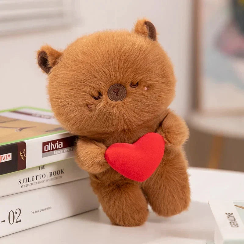 Charming Capybara Plush Flower Arrangement