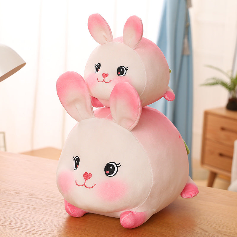 Adorable Lucky Strawberry Bunny Stuffed Animals