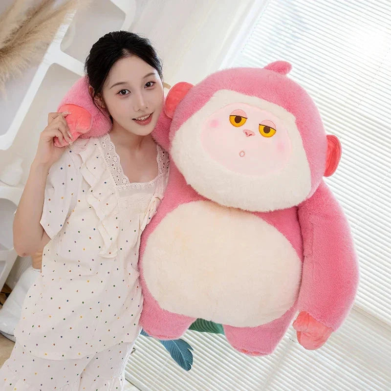 Adorable Lulu & Nunu Chunky Gorilla Plush Toys