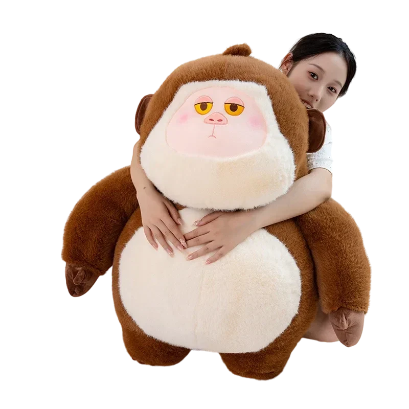 Adorable Lulu & Nunu Chunky Gorilla Plush Toys