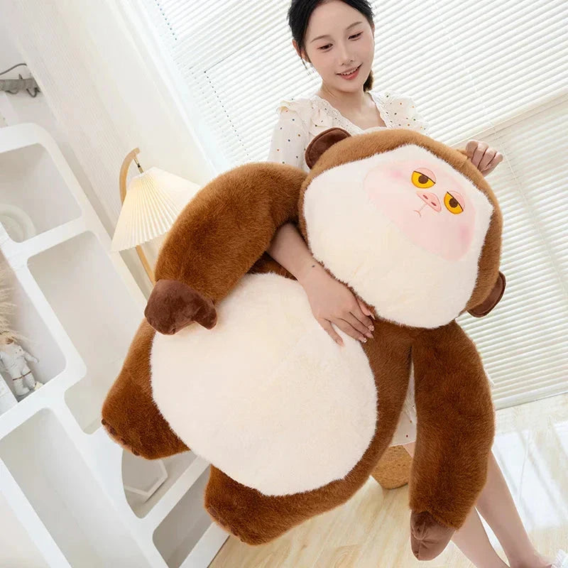 Adorable Lulu & Nunu Chunky Gorilla Plush Toys