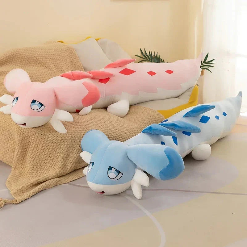 Enchanting Melody and Sofi: The Long Hybrid Dragon Plush Companions