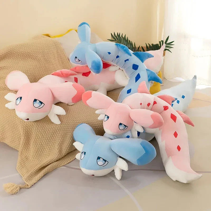 Enchanting Melody and Sofi: The Long Hybrid Dragon Plush Companions