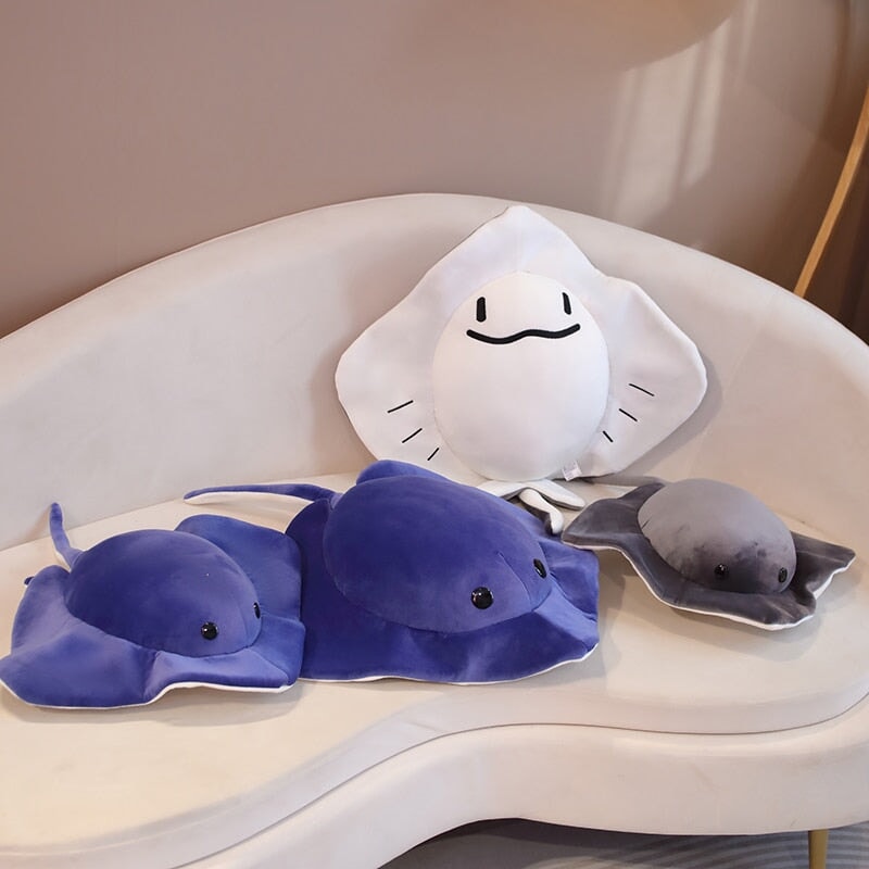 Cuddle Up with Milo & Zara the Adorable Stingray Plushies!