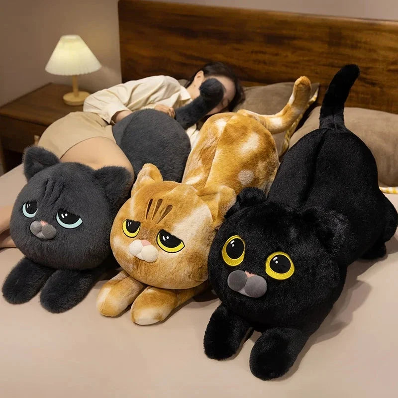 Mochi, Marmie & Midnight – Sleepy Cat Plushies