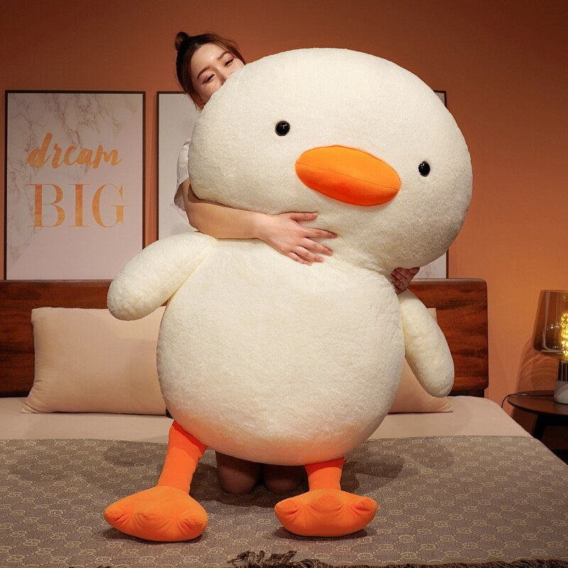 Adorable Mochi White Duckling Plush Toy