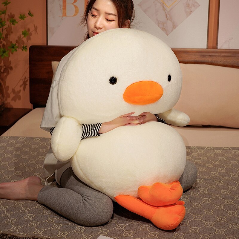 Adorable Mochi White Duckling Plush Toy