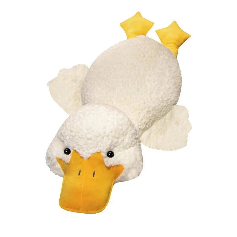 Cuddle Up with Molly, the Adorable Giant Fluffy White Duck Plushie!