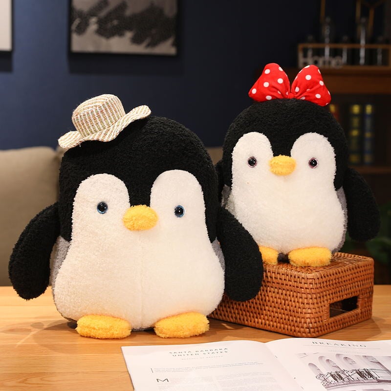 Mumble and Frosty: The Adorable Fluffy Penguin Plush Toy