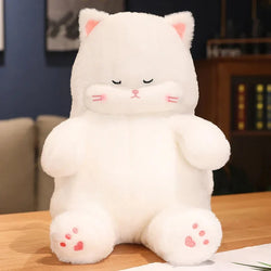 Cozy Napping Noodle Cat Plush Toy