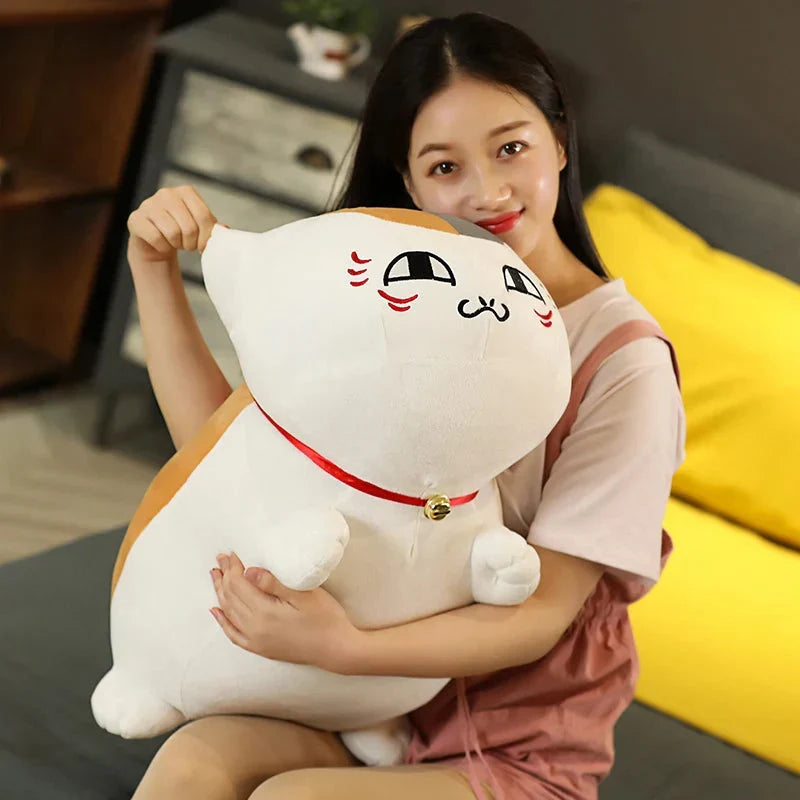 Adorable Natsume Yuujinchou Nyanko Cat Plushie - White and Black Edition!