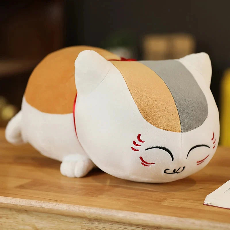 Natsume Yuujinchou Nyanko Cat White Black Plushie