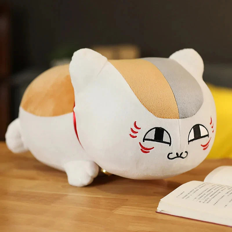 Adorable Natsume Yuujinchou Nyanko Cat Plushie - White and Black Edition!