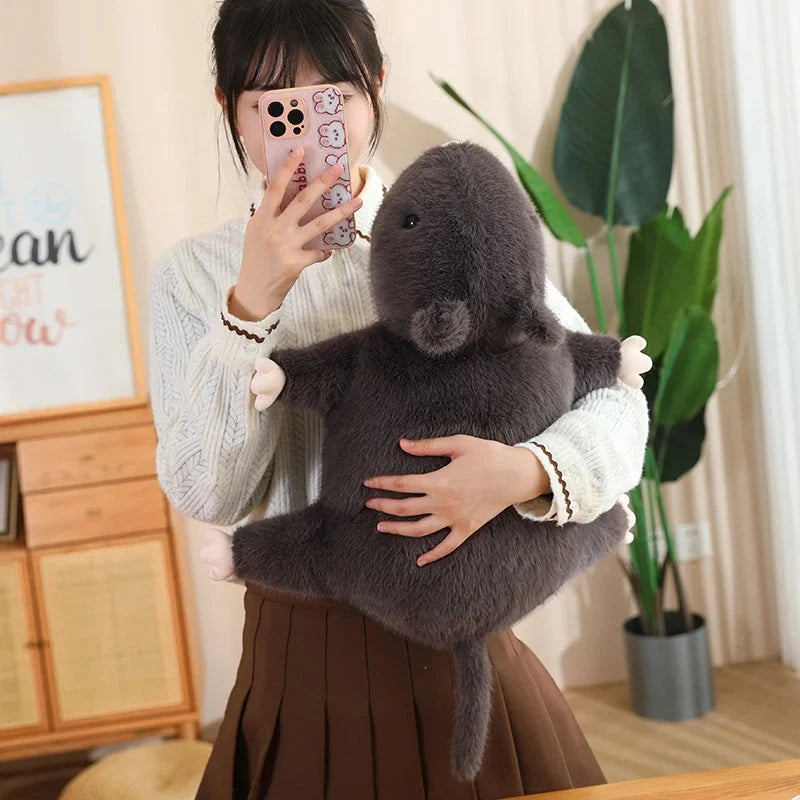 Nibbles the Black Rat Plush