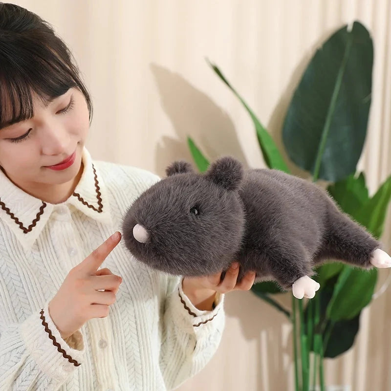 Nibbles the Black Rat Plush