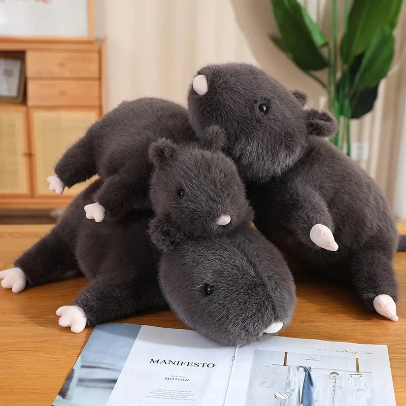 Nibbles the Black Rat Plush