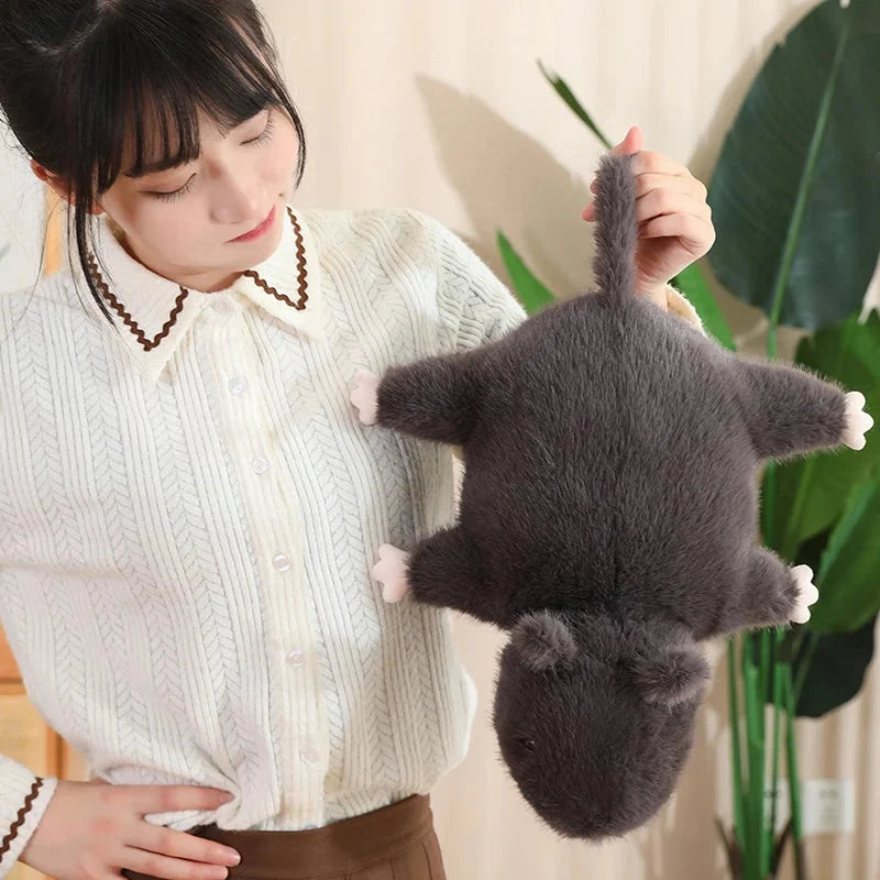 Nibbles the Black Rat Plush