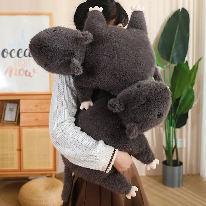 Nibbles the Black Rat Plush