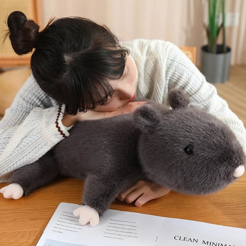 Nibbles the Black Rat Plush