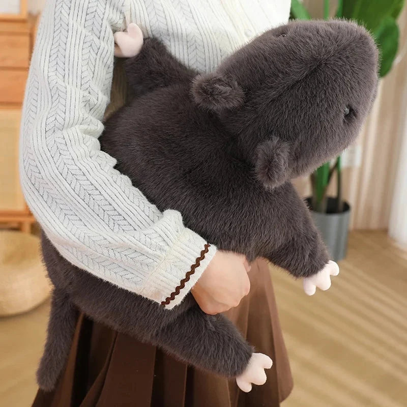 Nibbles the Black Rat Plush