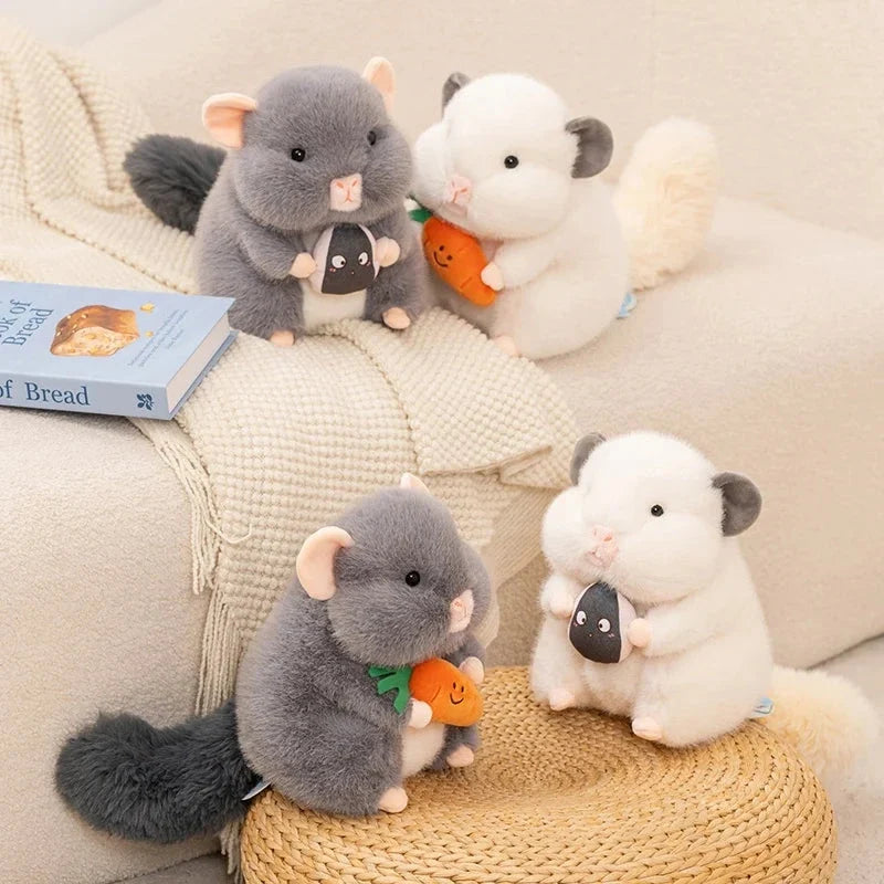 Nunu & Nibbles Chubby Chinchilla Plushies