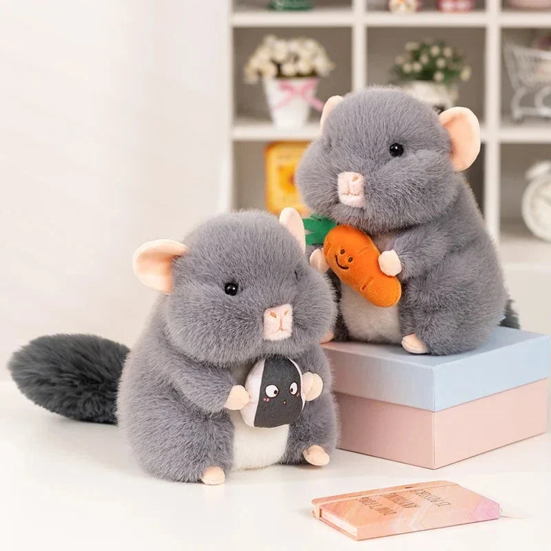 Nunu & Nibbles Chubby Chinchilla Plushies