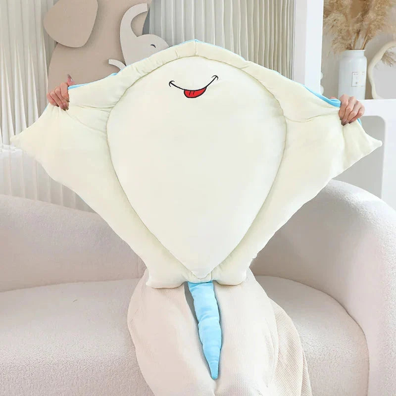 Adorable Pastel Purple and Blue Stingray Plush Toys
