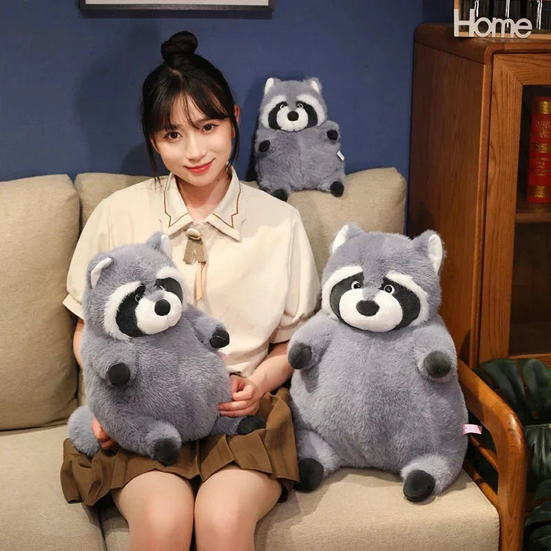 Adorable Peanut the Chunky Raccoon Plush Toy