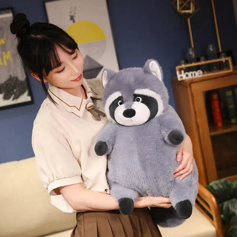 Adorable Chubby Raccoon Plushie - Peanut
