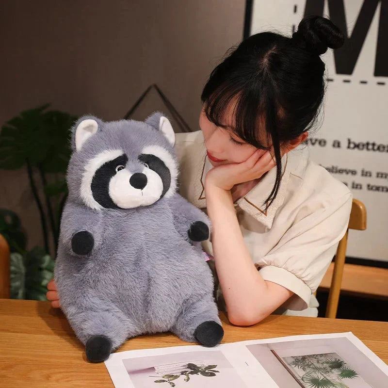 Adorable Chubby Raccoon Plushie - Peanut