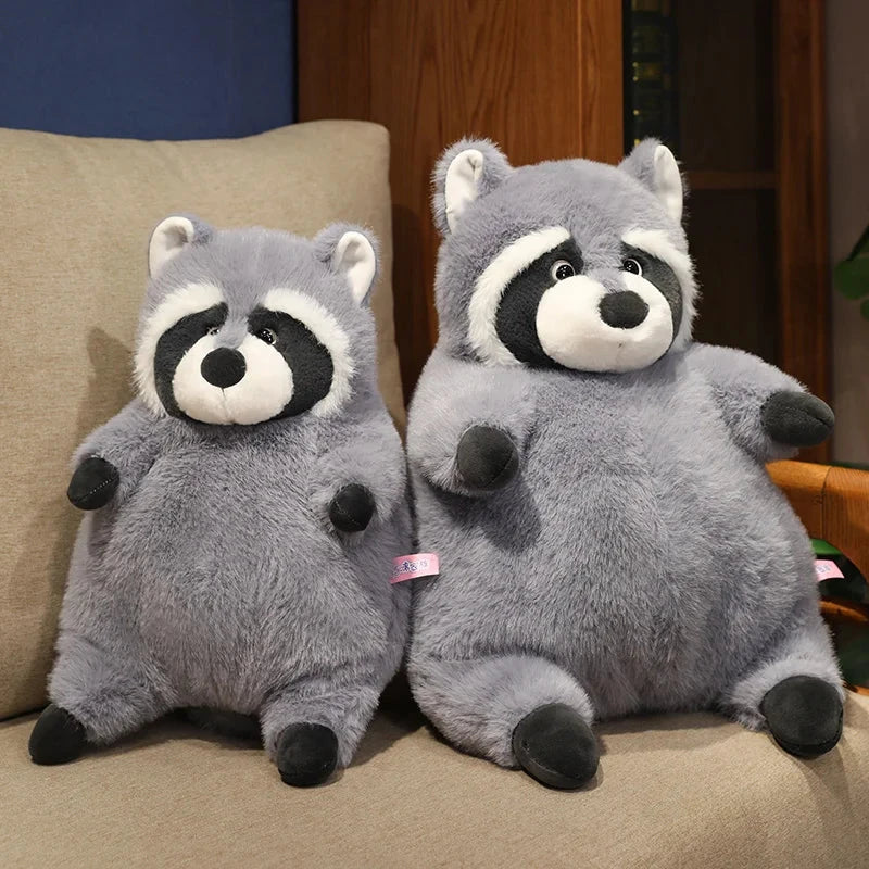 Adorable Chubby Raccoon Plushie - Peanut