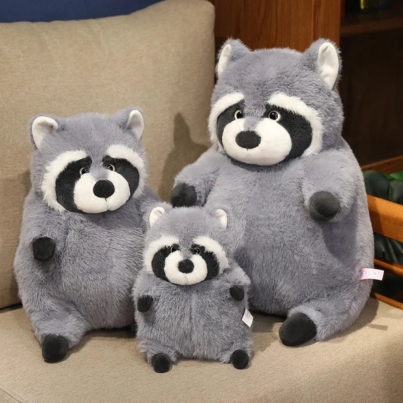 Adorable Chubby Raccoon Plushie - Peanut