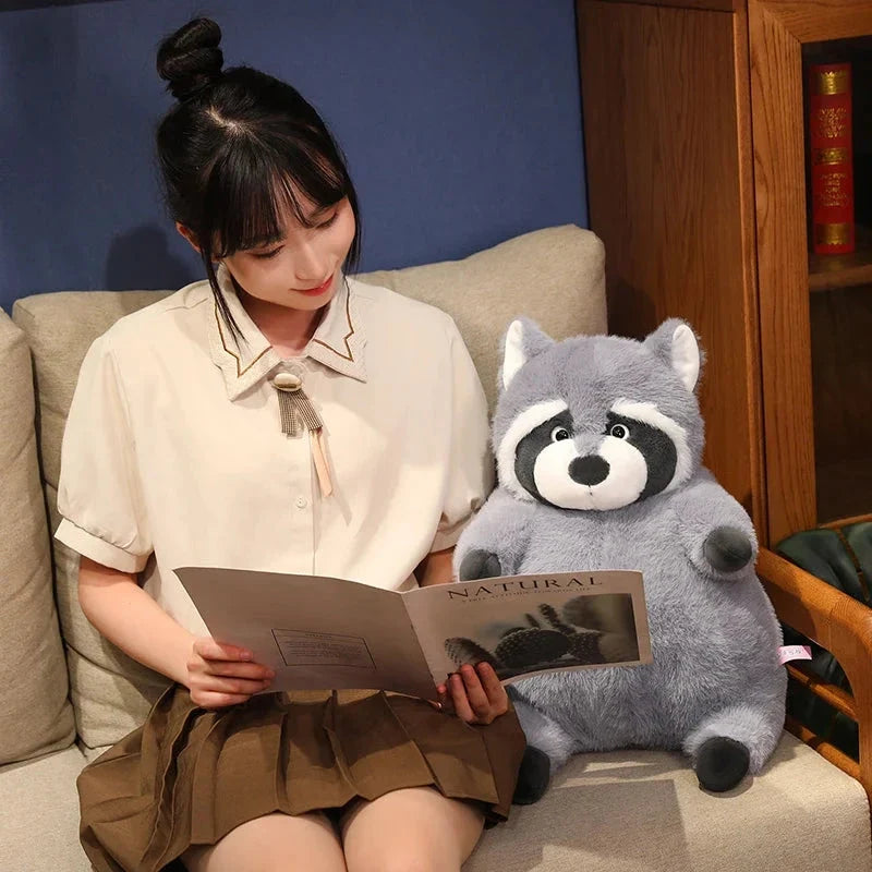 Peanut the Chubby Raccoon Plushie