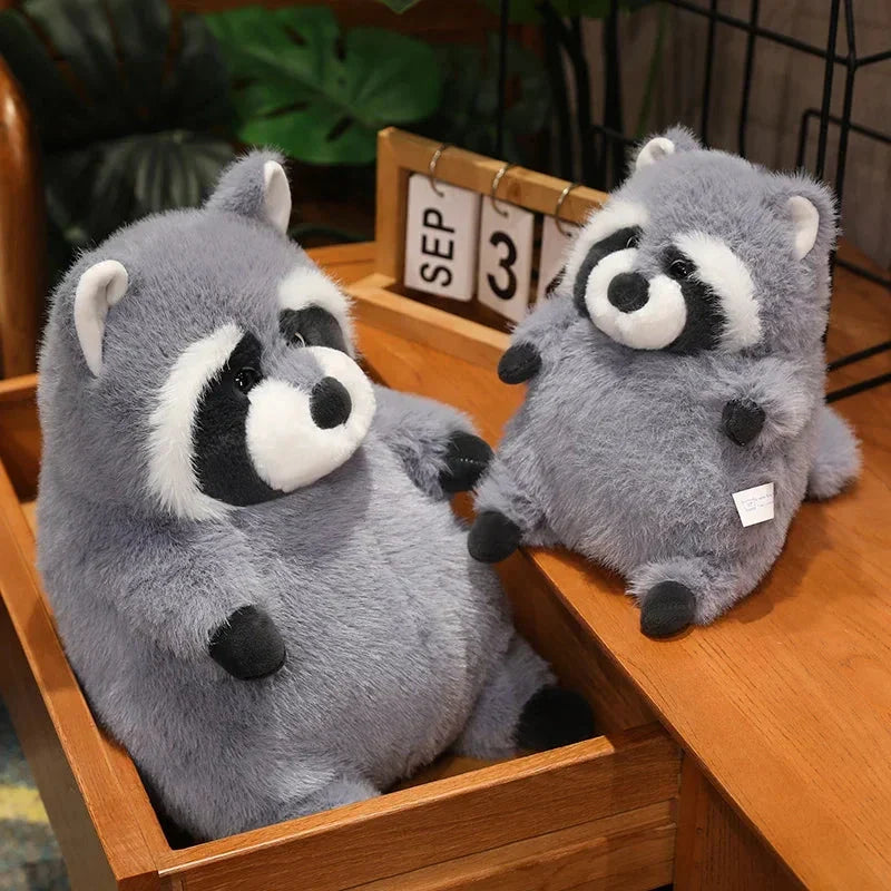 Adorable Chubby Raccoon Plushie - Peanut