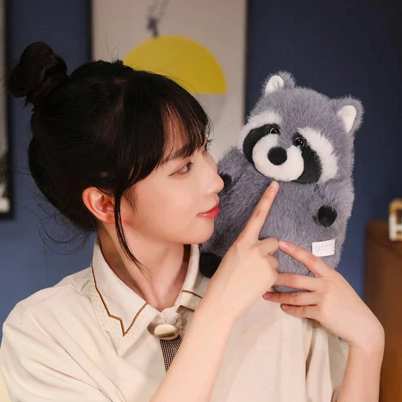 Adorable Chubby Raccoon Plushie - Peanut
