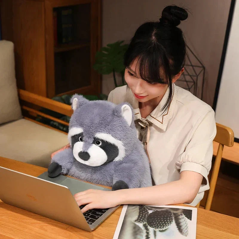 Adorable Peanut the Chunky Raccoon Plush Toy