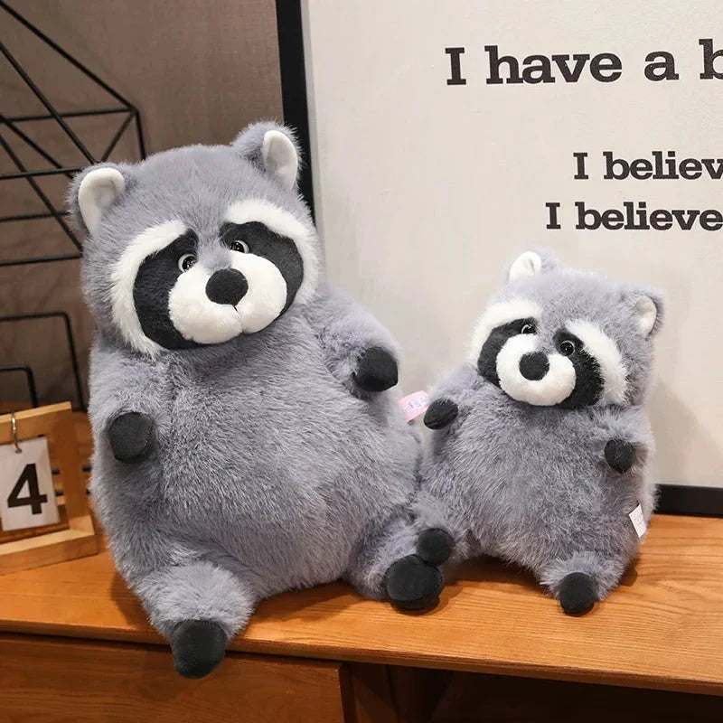 Peanut the Chubby Raccoon Plushie