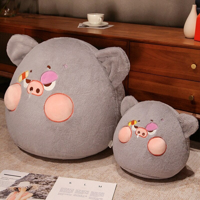 Adorable Perky Pig Ball Plush Toy