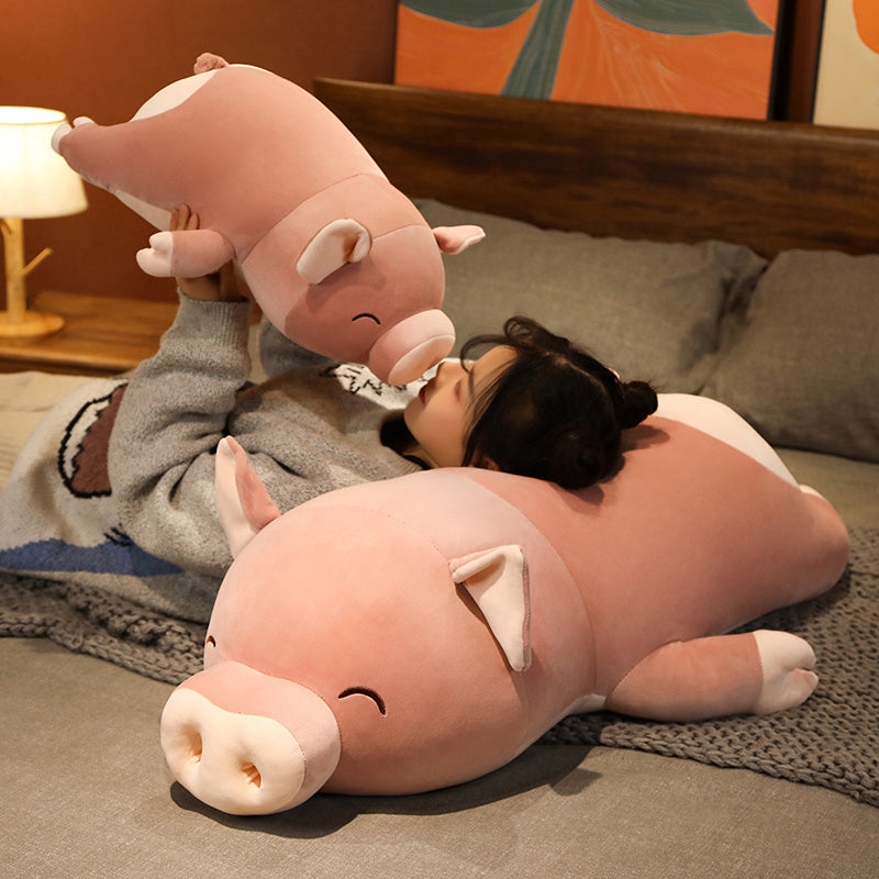 Poppy the Pink Jumbo Pig Plushie