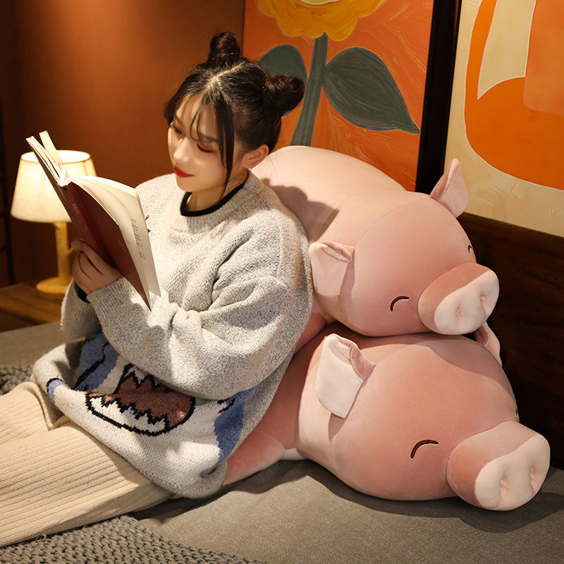 Poppy the Pink Jumbo Pig Plushie