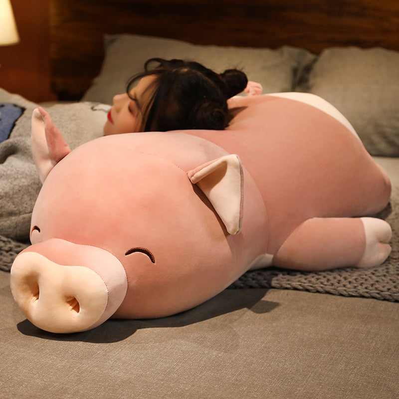 Poppy the Pink Jumbo Pig Plushie